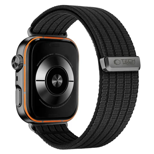 Huawei Watch Fit 3 / 4 / 4 Pro / 5 / 5 Pro Tech-Protect Nylon čierny remienok - 2