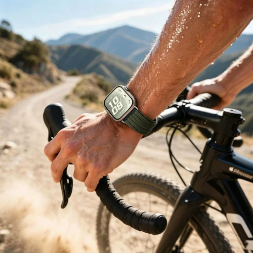 Huawei Watch Fit 3 / 4 / 4 Pro / 5 / 5 Pro Tech-Protect nylonový remienok vojenská zelená - 4