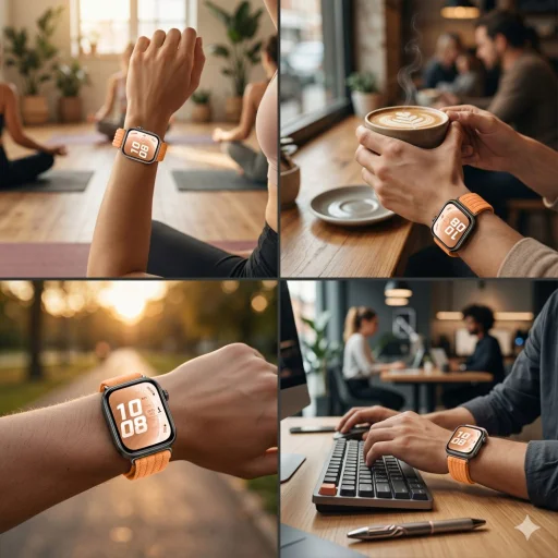 Huawei Watch Fit 3 / 4 / 4 Pro / 5 / 5 Pro Tech-Protect Nylon oranžový remienok - 8