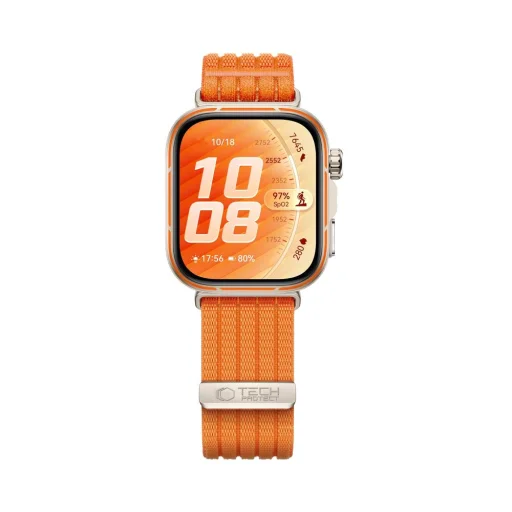 Huawei Watch Fit 3 / 4 / 4 Pro / 5 / 5 Pro Tech-Protect Nylon oranžový remienok - 3