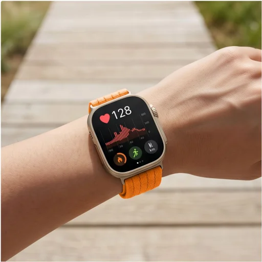 Huawei Watch Fit 3 / 4 / 4 Pro / 5 / 5 Pro Tech-Protect Nylon oranžový remienok - 4