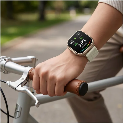 Huawei Watch Fit 3 / 4 / 4 Pro / 5 / 5 Pro Tech-Protect nylonový remienok hviezdny svit / béžový - 6