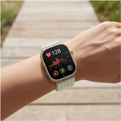 Huawei Watch Fit 3 / 4 / 4 Pro / 5 / 5 Pro Tech-Protect nylonový remienok hviezdny svit / béžový - 5