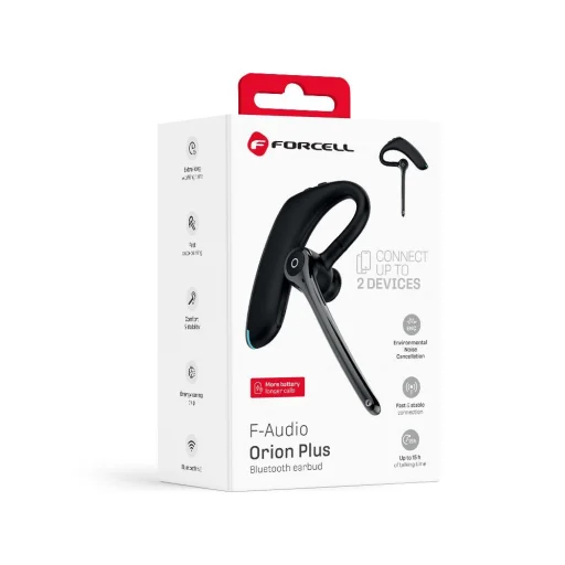 Forcell Orion Plus čierny bezdrôtový mono headset (ENC, Multipoint, BT 6.0 + EDR, 170 mAh) - 13
