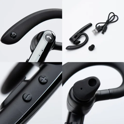 FORCELL Orion Slim fekete vezeték nélküli mono headset - 12