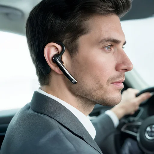FORCELL Orion Slim čierny bezdrôtový mono headset - 9