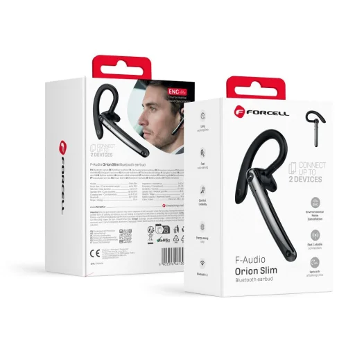 FORCELL Orion Slim čierny bezdrôtový mono headset - 1