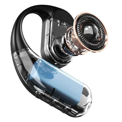 Blue Star Hook bezdrôtový mono headset čierny - 11