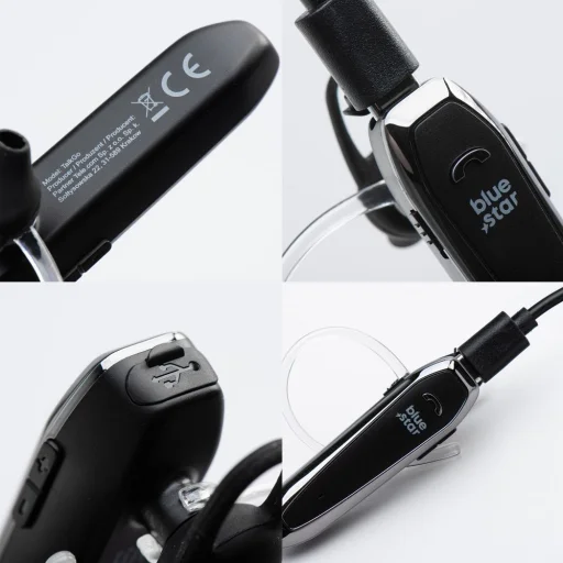 Blue Star TalkGo vezeték nélküli mono headset fekete - 8