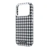 Čierny kryt Karl Lagerfeld PU Houndstooth Resin Plate MagSafe pre iPhone 17 Pro thumbnail