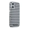 iPhone 17 čierny kryt Karl Lagerfeld PU Houndstooth Resin Plate MagSafe thumbnail