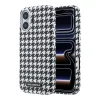 iPhone 17 čierny kryt Karl Lagerfeld PU Houndstooth Resin Plate MagSafe thumbnail