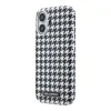 iPhone 17 čierny kryt Karl Lagerfeld PU Houndstooth Resin Plate MagSafe thumbnail