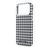 iPhone 17 Pro Max čierne puzdro Karl Lagerfeld PU pepitový vzor Resin Plate MagSafe thumbnail