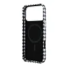 iPhone 17 Pro Max čierne puzdro Karl Lagerfeld PU pepitový vzor Resin Plate MagSafe thumbnail