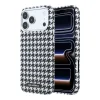 iPhone 17 Pro Max čierne puzdro Karl Lagerfeld PU pepitový vzor Resin Plate MagSafe thumbnail