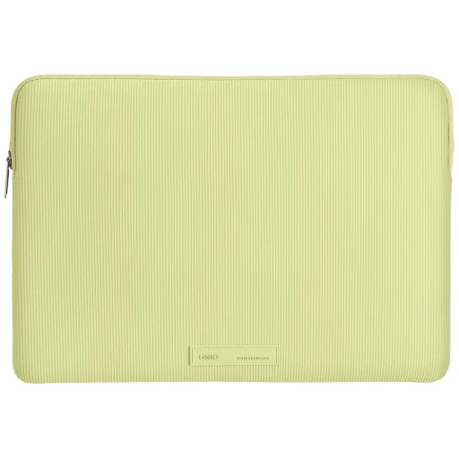 UNIQ Cyprus Ridge Edition 13 hüvelykes vízálló neoprén laptop tok, limezöld - 1