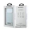Modrý kryt Karl Lagerfeld PU Houndstooth Resin Plate MagSafe pre iPhone 17 Pro thumbnail