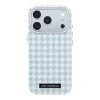 Modrý kryt Karl Lagerfeld PU Houndstooth Resin Plate MagSafe pre iPhone 17 Pro thumbnail