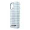 iPhone 17 modrý Karl Lagerfeld PU Houndstooth Resin Plate MagSafe kryt thumbnail