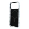 Karl Lagerfeld PU Houndstooth Resin Plate MagSafe puzdro pre Apple iPhone 17 Pro Max modré thumbnail