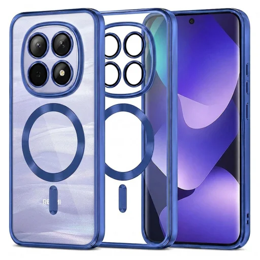 Xiaomi Redmi Note 15 5G / Note 15 4G / Poco M8 5G Deep Blue Techsuit - Luxury Crystal MagSafe puzdro - 1