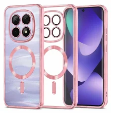Xiaomi Redmi Note 15 5G / Note 15 4G / Poco M8 5G Pink Techsuit - Luxury Crystal MagSafe tok
