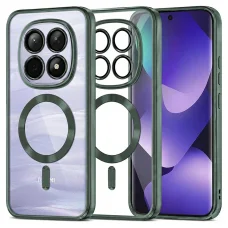 Xiaomi Redmi Note 15 5G / Note 15 4G / Poco M8 5G Techsuit Luxury Crystal MagSafe tmavozelené puzdro