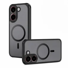 Xiaomi Poco X8 Pro Matt Fekete Techsuit - PureFrost MagSafe tok