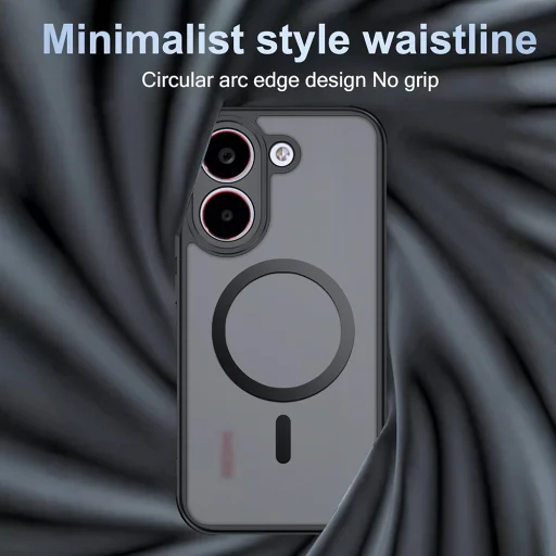 Xiaomi Poco X8 Pro Matt Fekete Techsuit - PureFrost MagSafe tok - 6