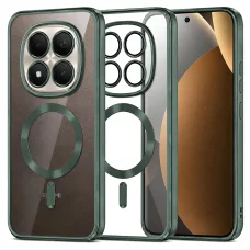 Xiaomi Redmi Note 15 Pro+ 5G / Poco M8 Pro 5G Tmavozelené Techsuit - Luxusné krištáľové puzdro MagSafe