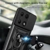Xiaomi Redmi Note 13 Pro 4G / Poco M6 Pro 4G Fekete Techsuit CamShield sorozat tok thumbnail