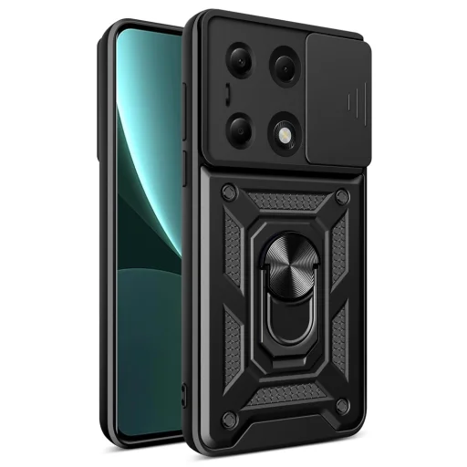 Xiaomi Redmi Note 13 Pro 4G / Poco M6 Pro 4G Čierne puzdro zo série Techsuit CamShield - 1