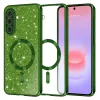 Samsung Galaxy A37 5G tmavozelené puzdro Techsuit Lux Glitter MagSafe thumbnail