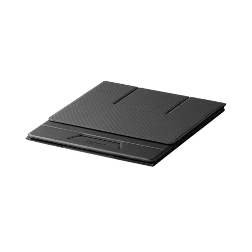 Laptop tartó és emelhető íróasztal Spigen LD201-S10 (AMP11119) - Összecsukható típus, Karcsú összecsukás - Fekete - 4
