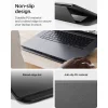 Slim Fold Laptop Tartó Spigen LD201-S7 - Összecsukható, Vékony, Stabil, Csúszásgátló, Ragasztásmentes, Akár 16" méretig - Fekete thumbnail