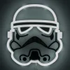Paladone Star Wars Stormtrooper falra szerelhető LED neon lámpa thumbnail