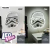 Paladone Star Wars Stormtrooper falra szerelhető LED neon lámpa thumbnail