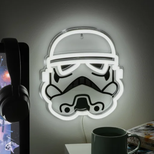 Paladone Star Wars Stormtrooper nástenná LED neónová lampa - 5