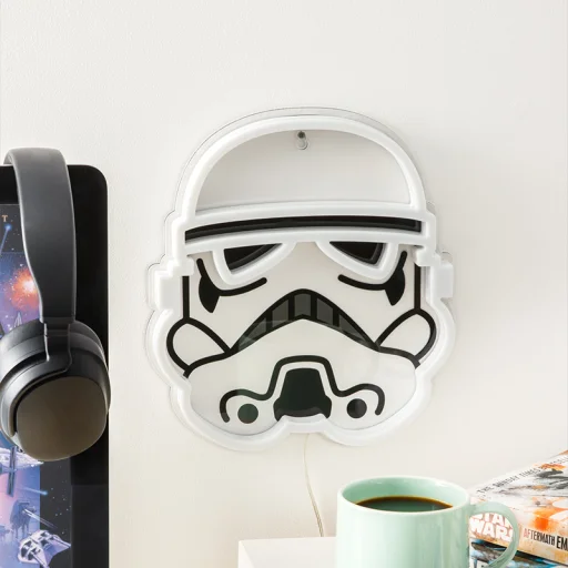Paladone Star Wars Stormtrooper falra szerelhető LED neon lámpa - 4