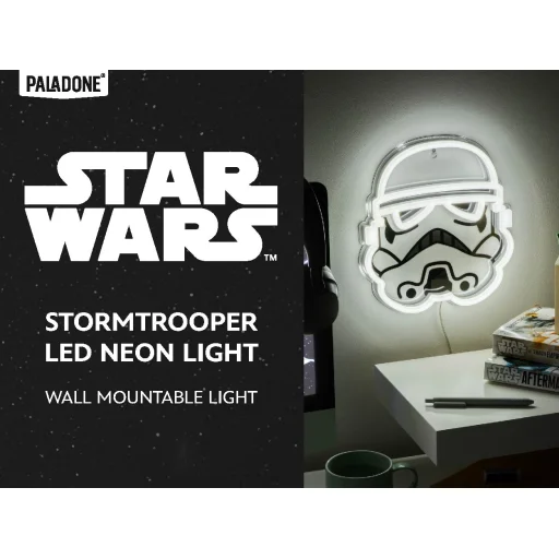 Paladone Star Wars Stormtrooper falra szerelhető LED neon lámpa - 6