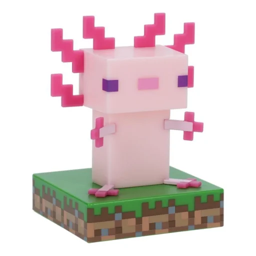 Paladone Minecraft Axolotl ikonická lampa - 1