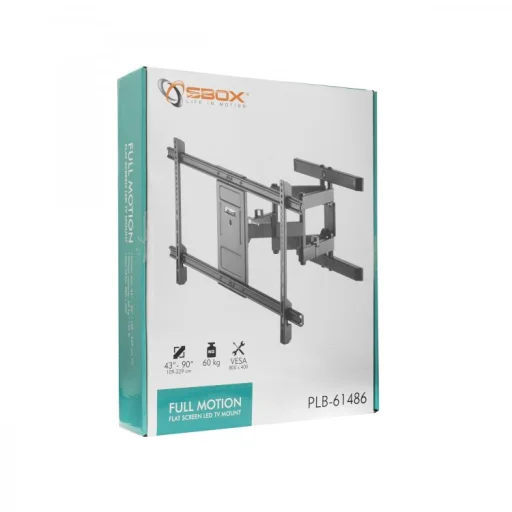 Sbox PLB-61486 (43-90/60kg/800x400) fali TV tartó - 5