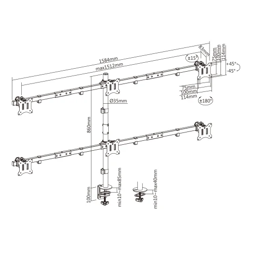 Sbox LCD-352/6-2 (17-32/7x7kg/100x100) - 5