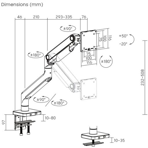 Sbox LCD-C49 (17-49/20kg/100x100) - 10