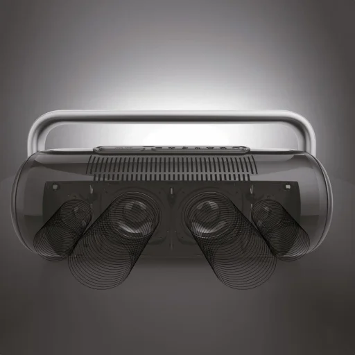 Manta SPK325-BK NYX fekete Bluetooth hangszóró - 3