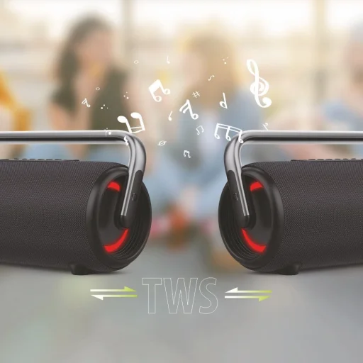 Manta SPK325-BK NYX fekete Bluetooth hangszóró - 7
