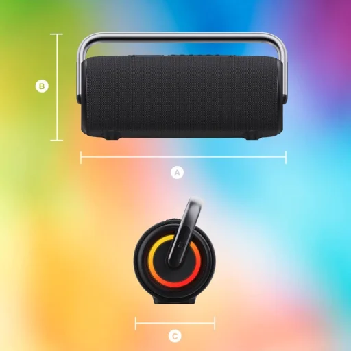 Manta SPK325-BK NYX fekete Bluetooth hangszóró - 10