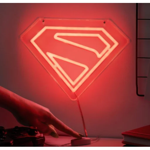 Paladone Marvel Superman falra szerelhető LED neon lámpa - 6