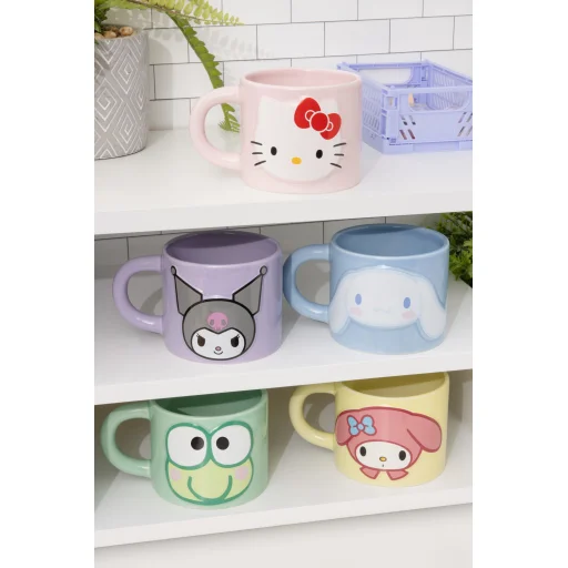 Paladone Hello Kitty Cinnamoroll dombornyomott bögre - 5